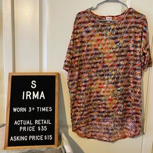 Small Lularoe Irma Top